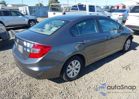 2012 Honda Civic Lx from USA, damaged, VIN 2HGFB2F5XCH605955